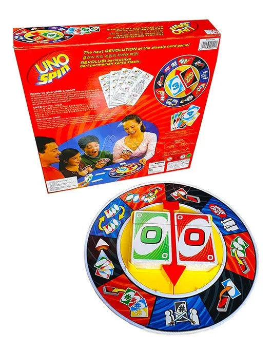 Juego De Cartas Uno Spin Tablero Y Cartas