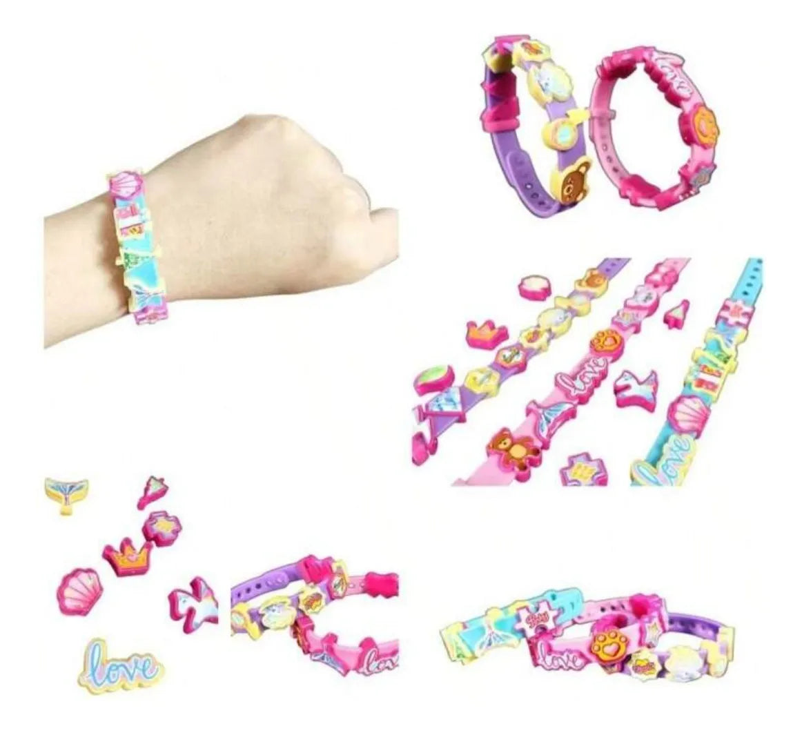 Set Para Armar Pulseras Infantil Silicona