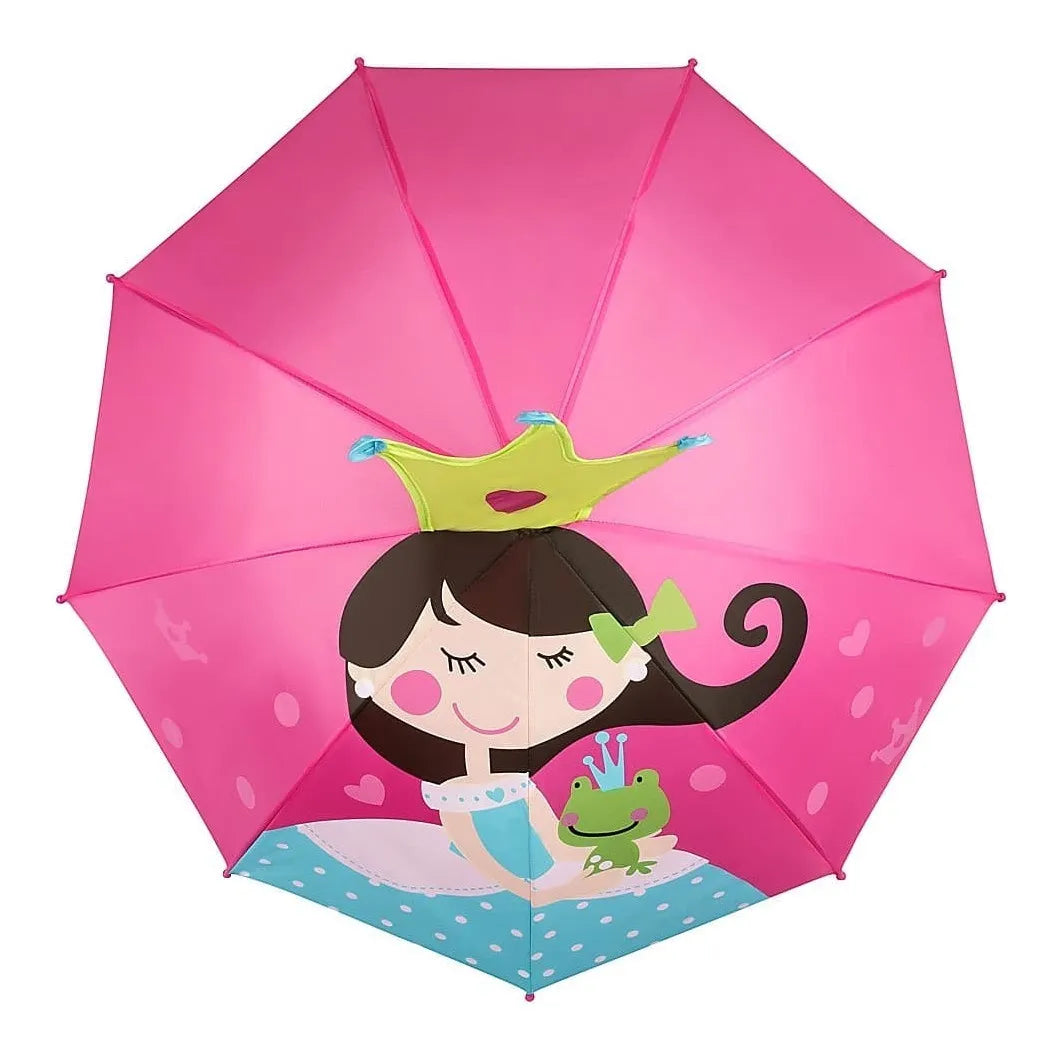 Paraguas 3d Infantil Estilo Princesa