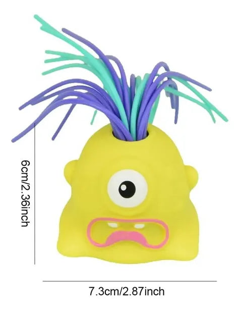 Monstruo Chillón Grita Tira Pelo Fidget Antiestrés