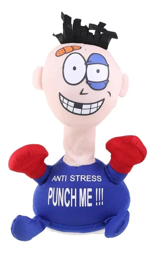 Muñeco Punch Me Golpea Antiestres A Pila Divertido