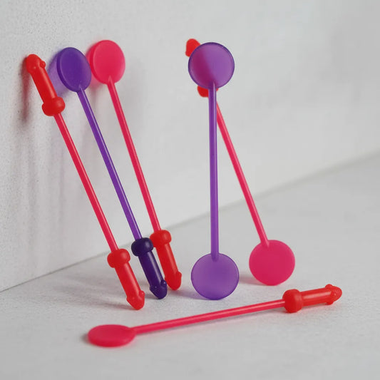 Revolvedores Plásticos Pene X6 Despedida De Soltera