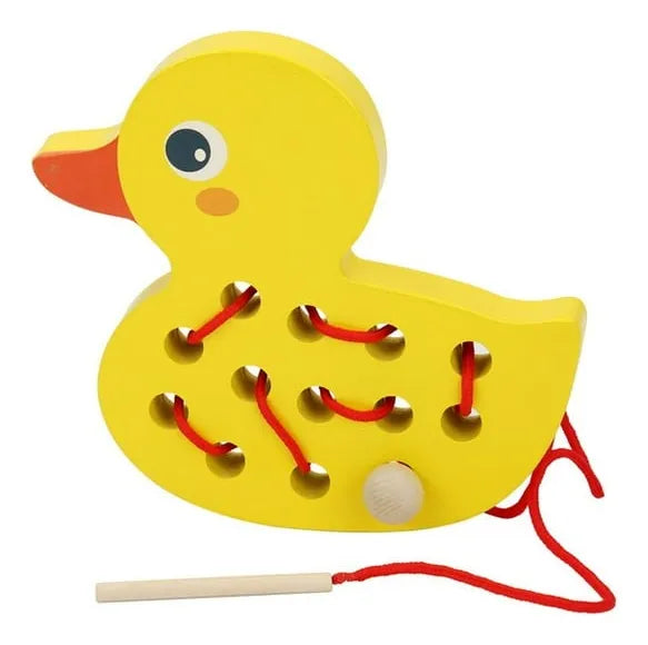 Juego En Madera Para Enebrar Montessori 2 Modelos