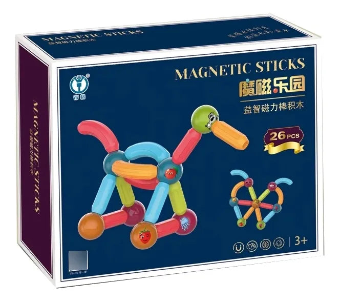 Juego Magnético 26pcs Coloridas Construcción Formas