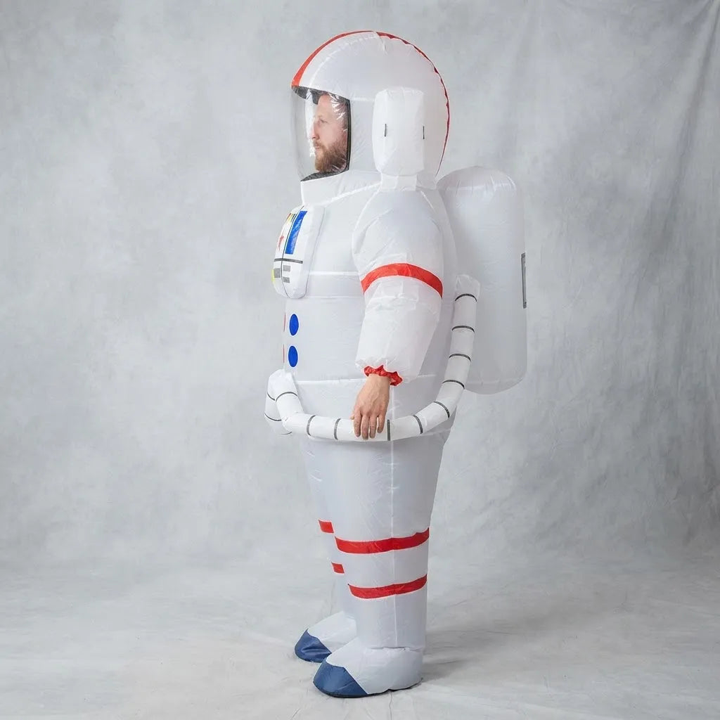 Disfraz Inflable Astronauta Blanco Adulto 210cm