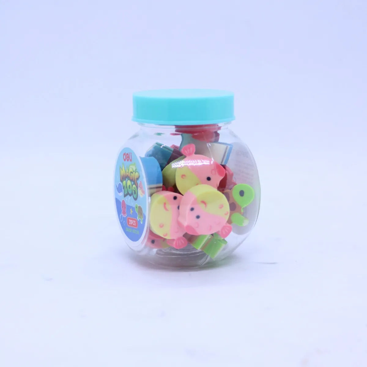 Goma De Borrar Deli Mini Zoo Animales Magic X20