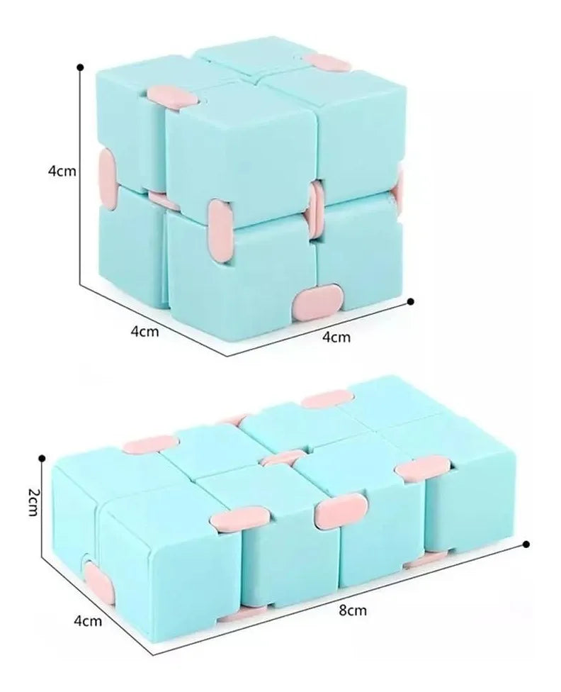 Fidget Toy Cubo Infinito Calma El Estrés Y Ansiedad