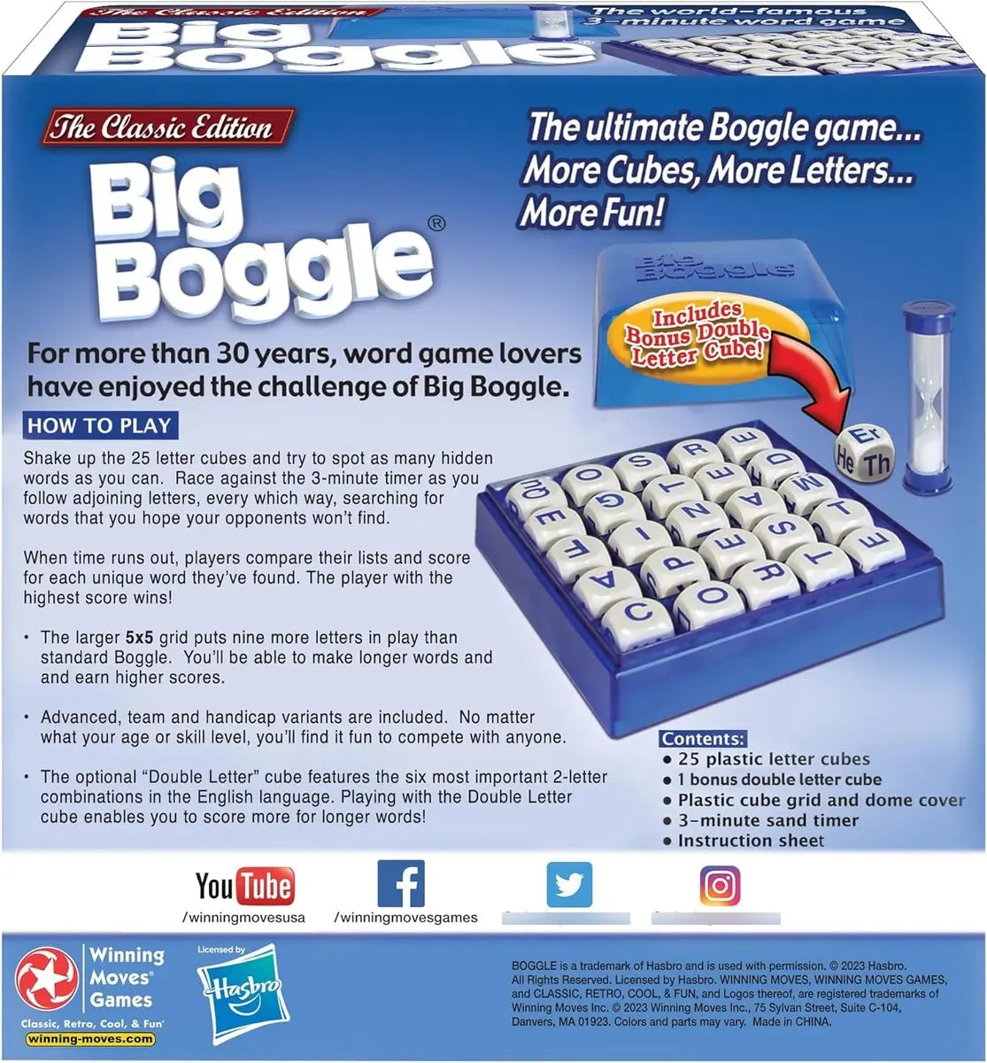 Juego De Mesa Big Boggle Edicion Clasica