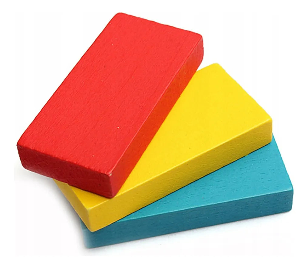 Domino En Madera De Colores 360pcs Montessori