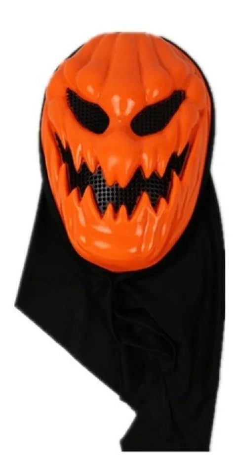 Mascara De Calabaza 18 Cm Naranja halloween