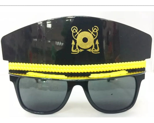 Lentes De Capitán Cotillón Fiestas Disfraz