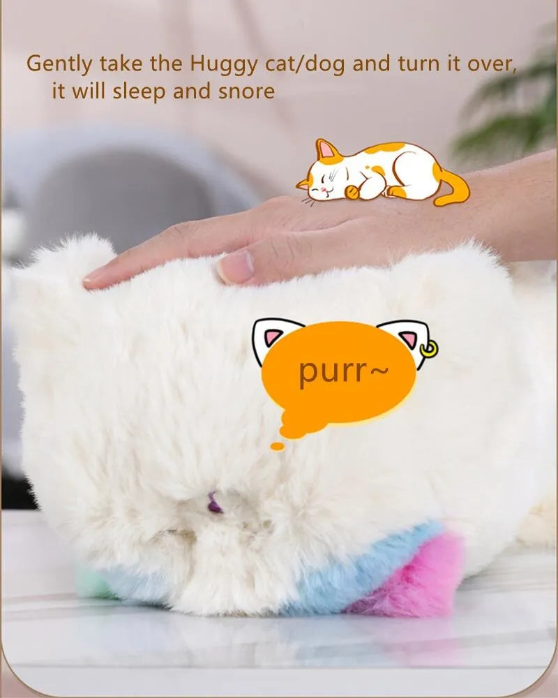 Peluche Gato Interactivo Sonido Maulla Movimiento