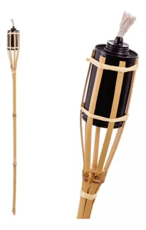 Antorcha De Pie Caña 90cm Interior Exterior