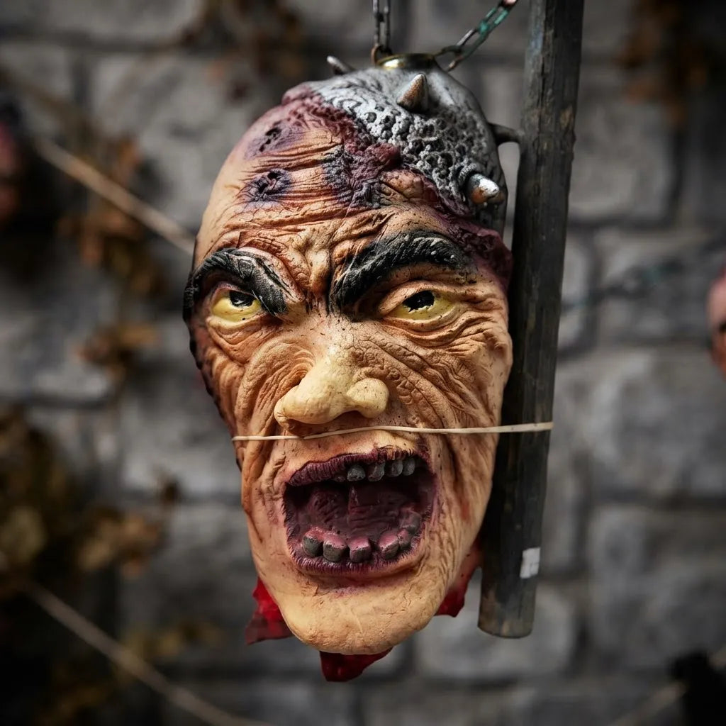 Cabeza Colgante de Zombie – Decoración Halloween