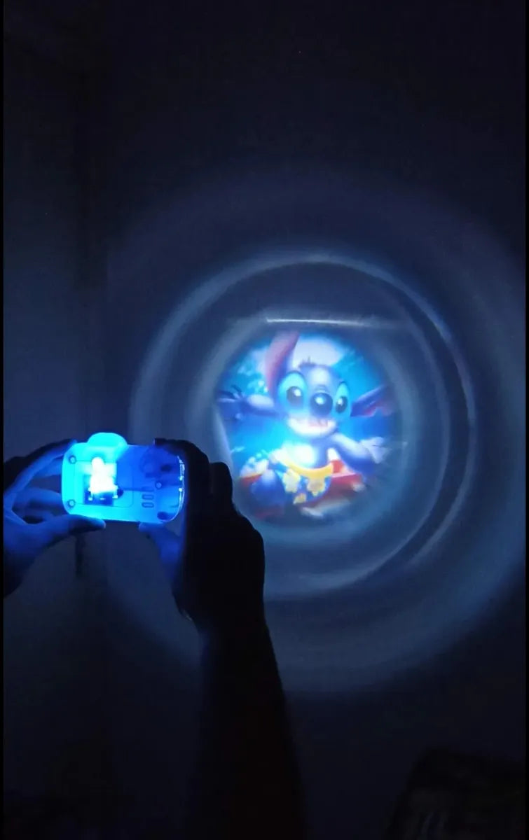 Camara De Juguete Proyecta Imágenes Lilo Y Stitch