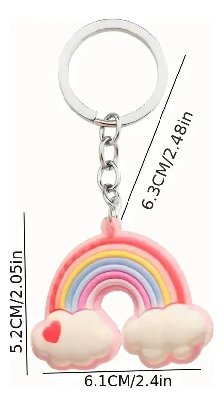 Llavero De Arcoiris Pack X12