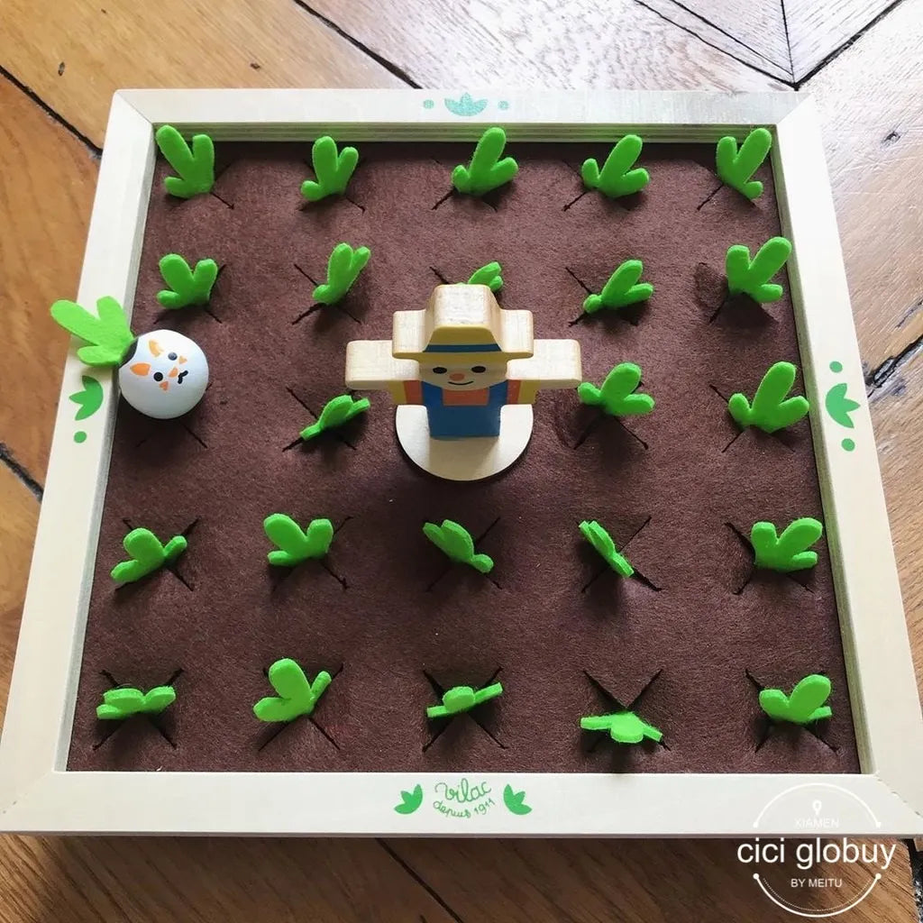 Juego De Memoria El Huerto En Madera