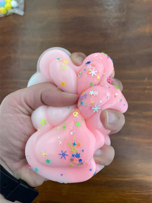 Squishy Huella Patita Perro Gato Antiestres X1 12cm