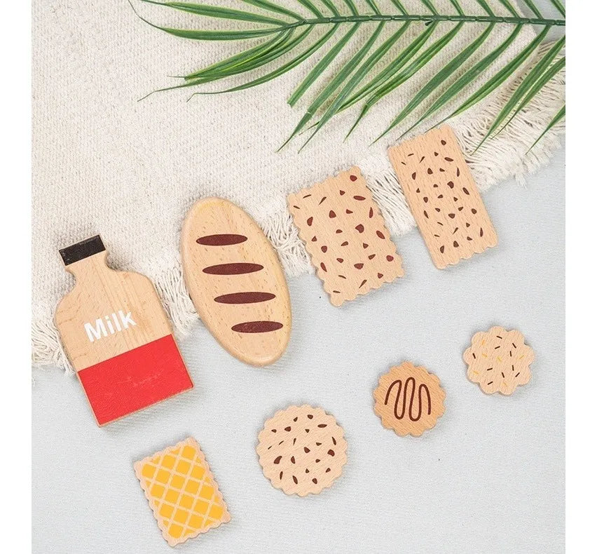 Set Juego De Galletas Cookies En Madera Montessori