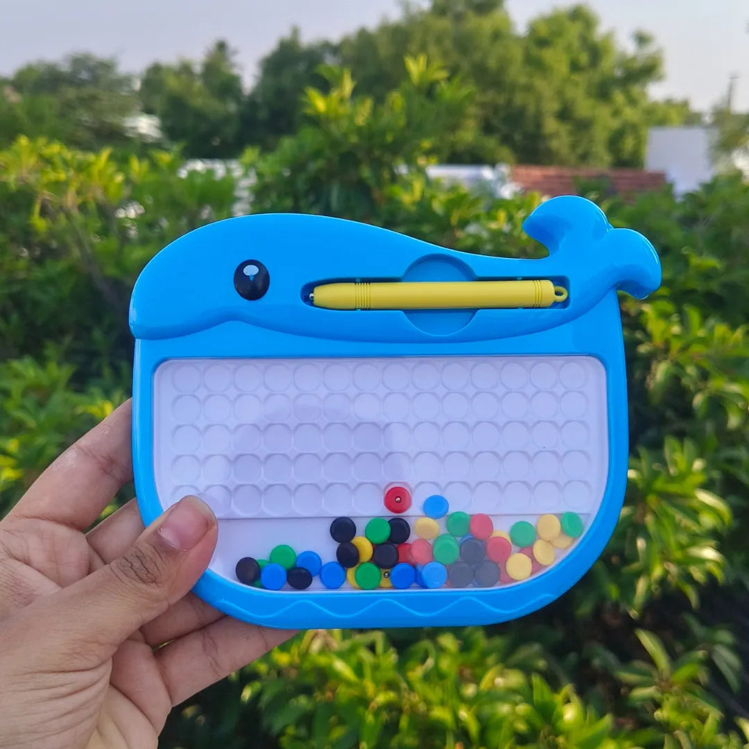 Mini Tablero De Cuentas Magnético Ballena