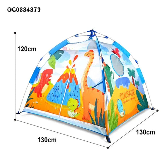 Carpa Infantil Modelo Dinosaurio Zipper 130x120cm