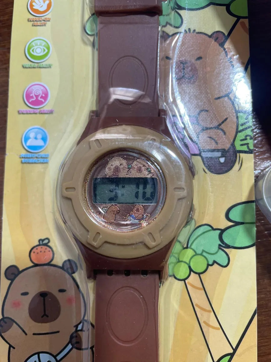 Reloj Pulsera Digital Infantil Stitch Capibara Dino