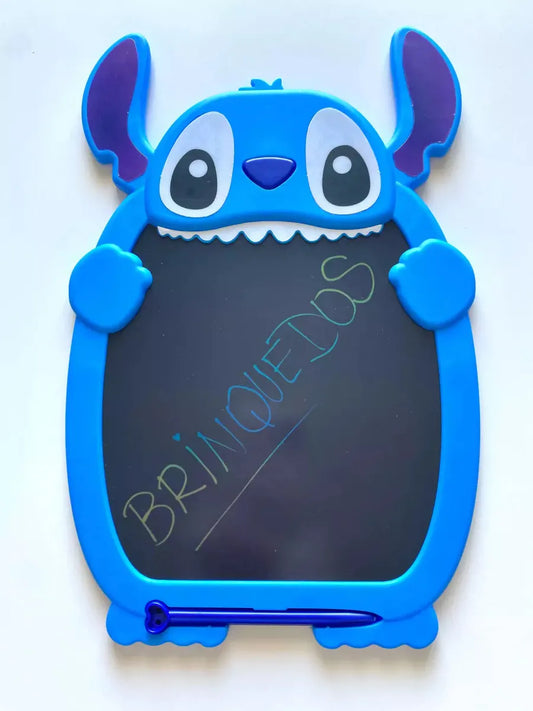 Pizarra Mágica Lcd Tablet Stitch Azul 30x20 Cm
