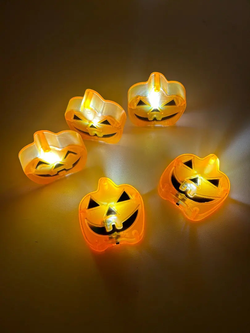 Luces a Pila Calabaza x6 – Decoración Halloween