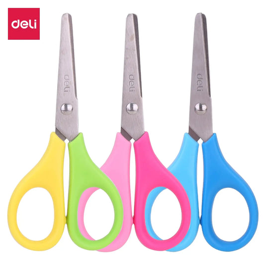 Tijera Magic Zoo Escolar Deli 114mm Punta Roma