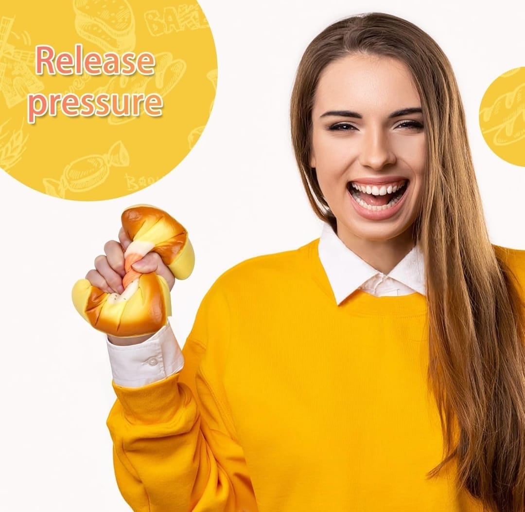 Squishy En Forma De Tostada Fidget Toy Amansaloco