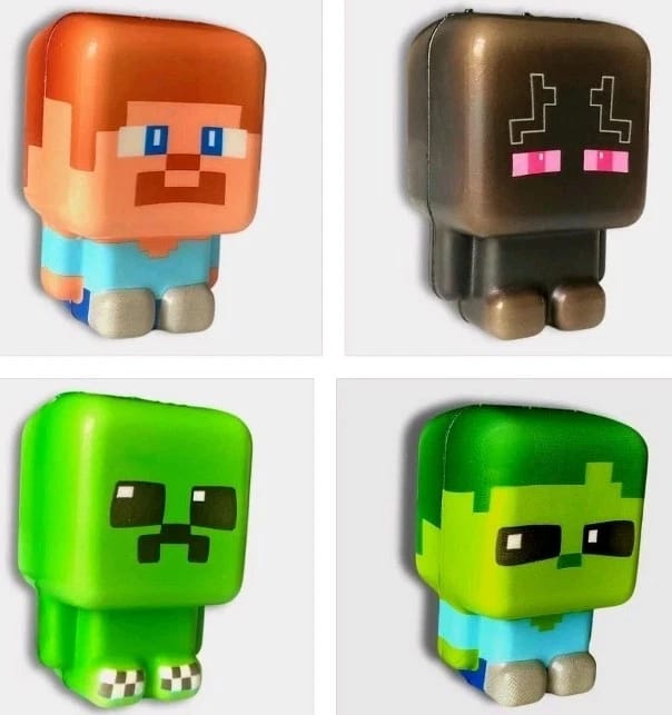 Squishy Minecraft Antiestres Fidget Toy Antiestres