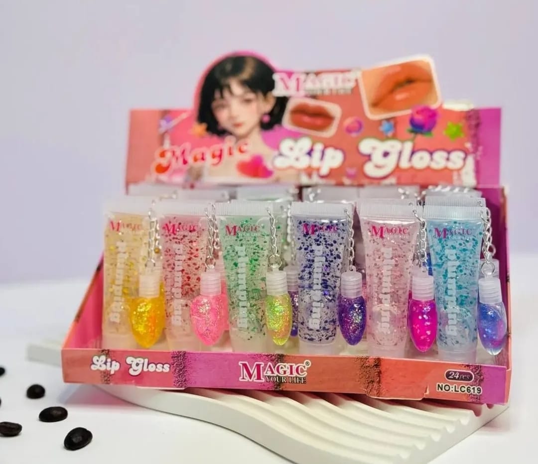 Maquillaje Infantil Doble Brillo Labial Pack X12