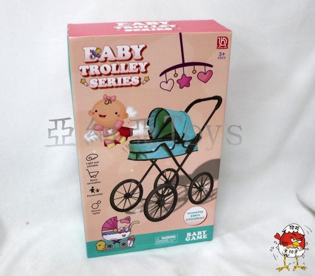 Cochecito De Muñecas Moises Realista 39x66x74cm