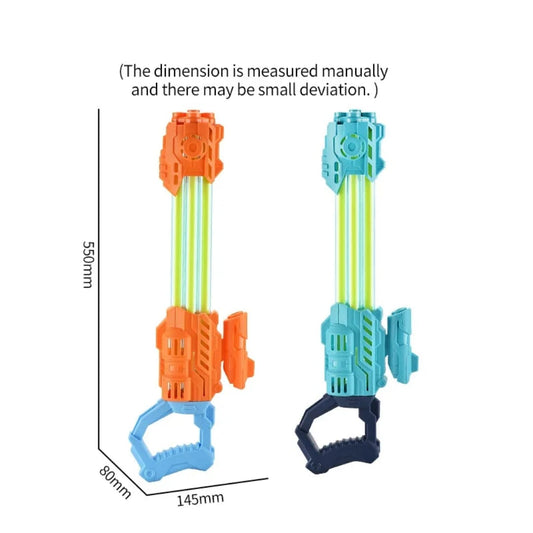 Pistola Lanza Agua Por Succion 55cm Alcance De 5mt