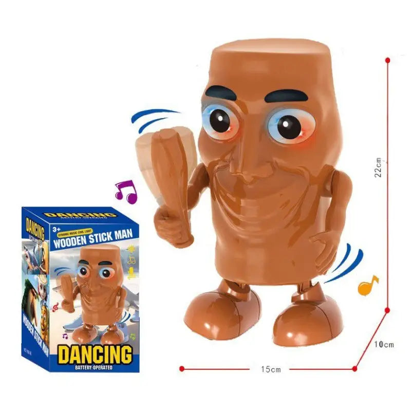 Muñeco Tung Tung Sahur Baila Con Luz Y Sonido