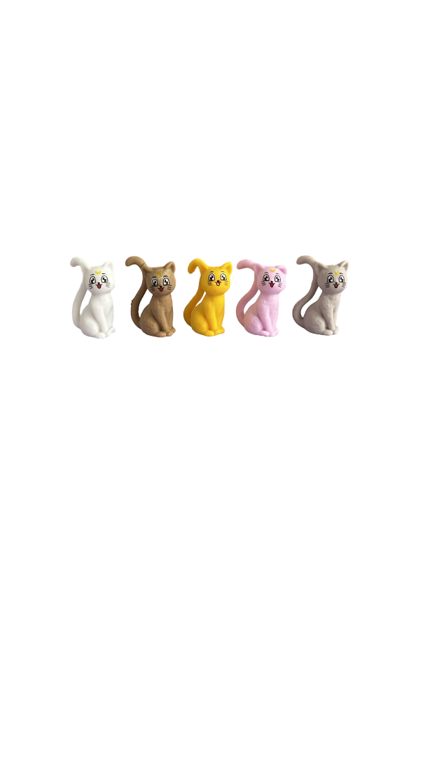 Gatos De Goma 4cm Sorpresitas Souvenirs Pack X12