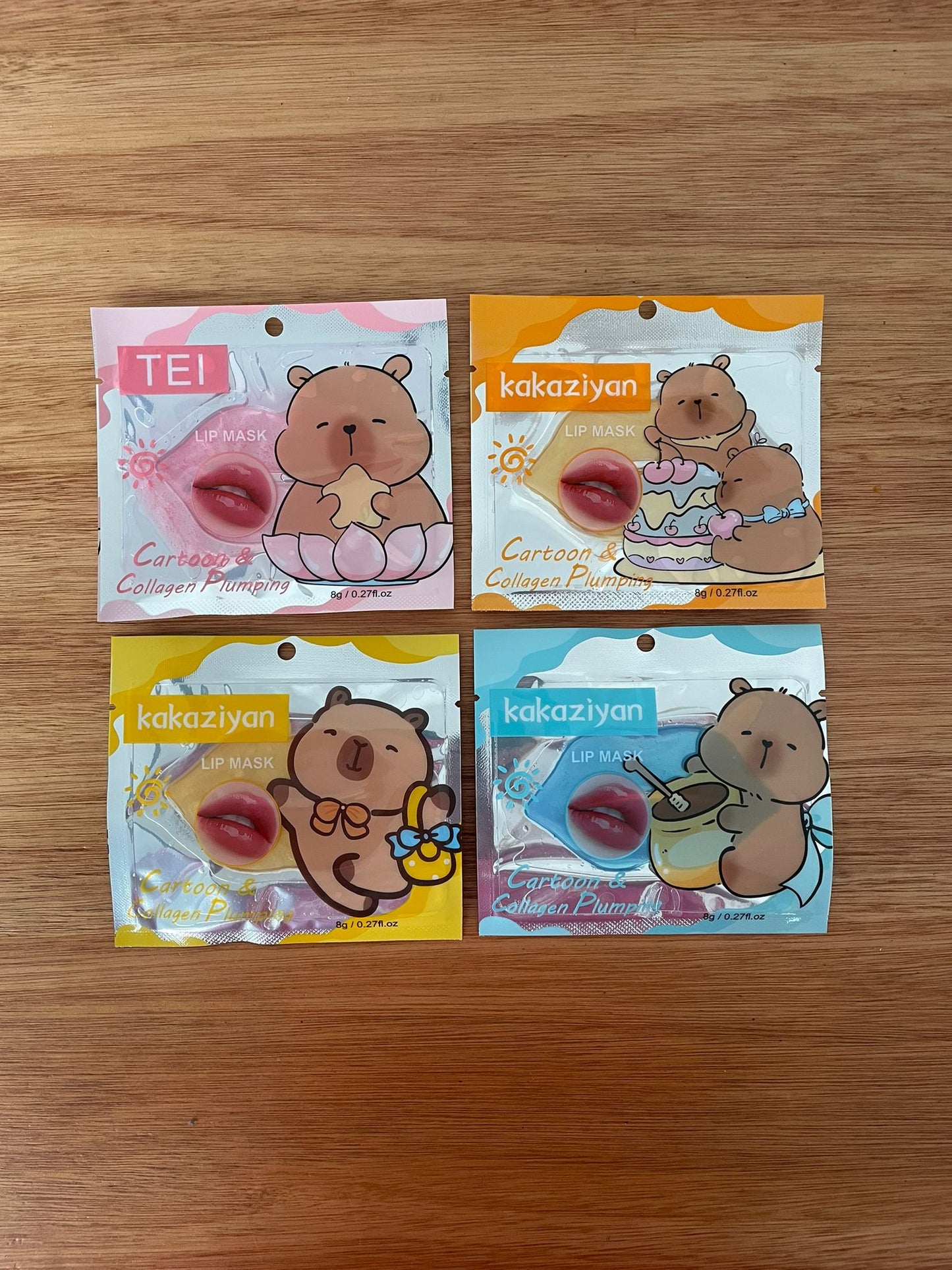 Mascarilla De Labios Hidratante Con colageno Capibara