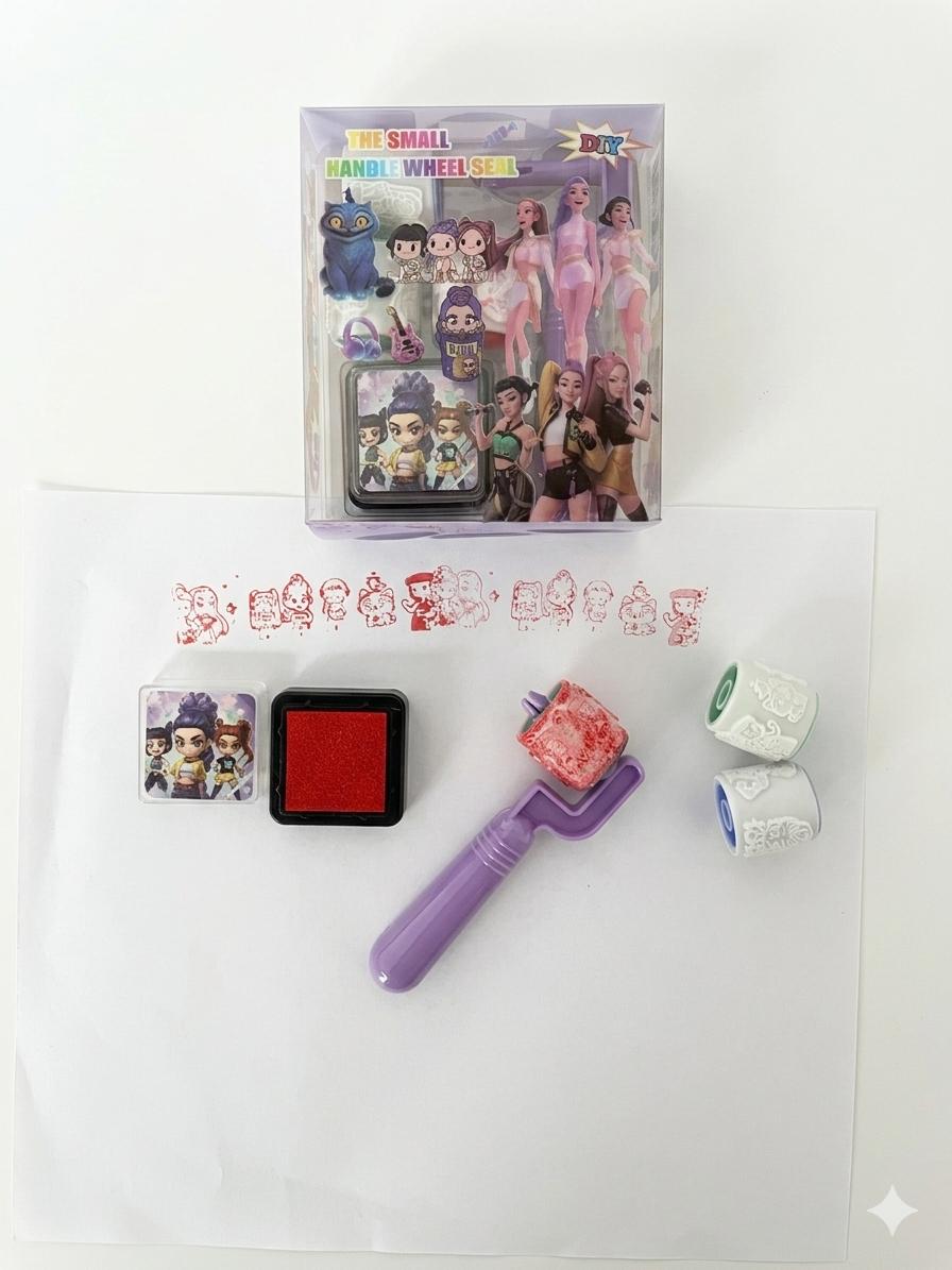 Juego De Sellos Guerreras Kpop Demon Hunters