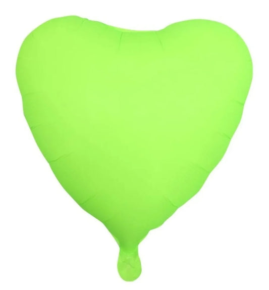 Globo De Corazón Neon Fluo Decoracion Fiestas