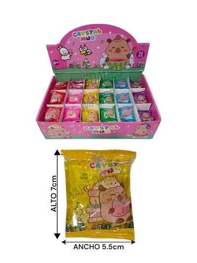 Slime Capibara Pack X12 Souvenirs Sorpresitas