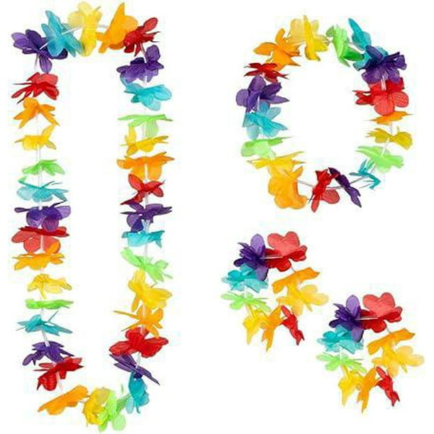 Collar Hawaiano Pack X12 Fiestas Cotillon