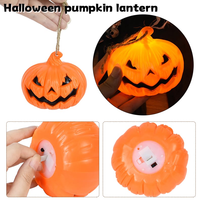 Lampara Colgante Calabaza 6cm Decoracion Halloween