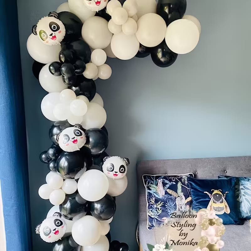 Pack De Globos De Oso Panda 99pcs Decoracion Cumple