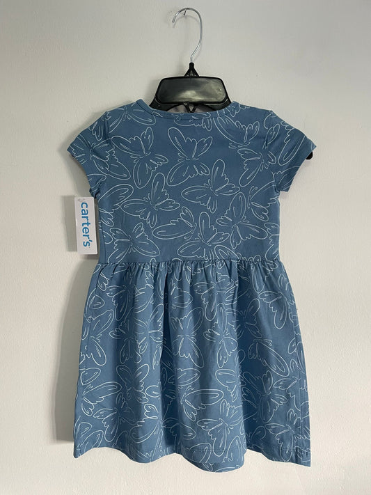 Vestido Celeste con mariposas Carters talle 4