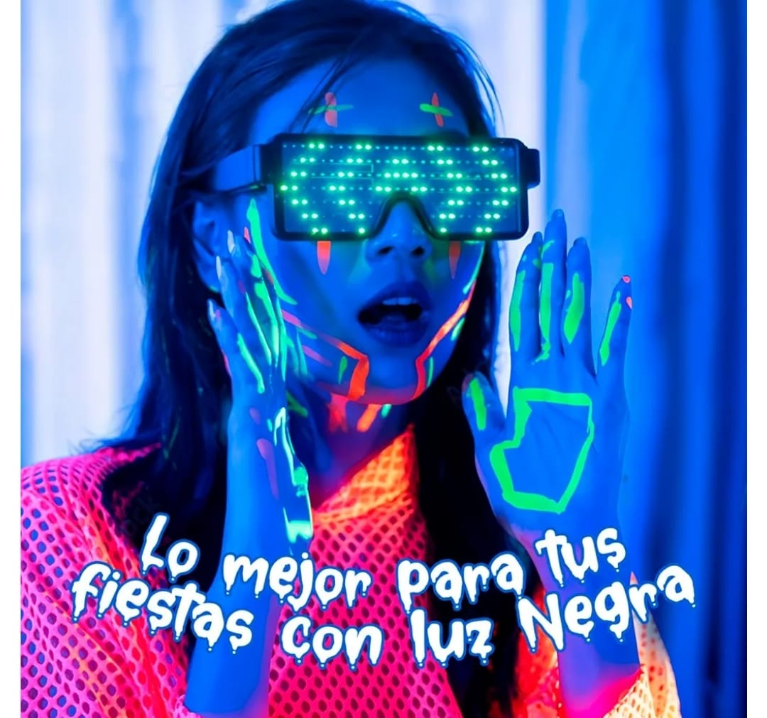 Maquillaje Pintura Facial Y Corporal Neon En Pincel