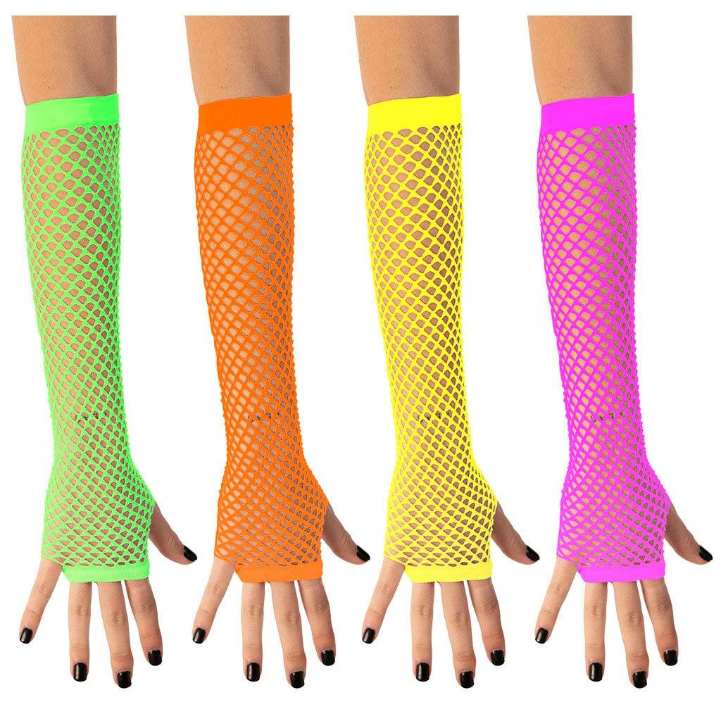 Guantes De Red Colores Fluo