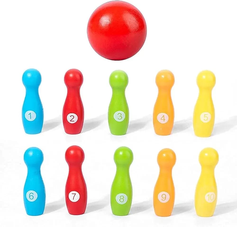 Juegos De Bolos En Madera Montessori
