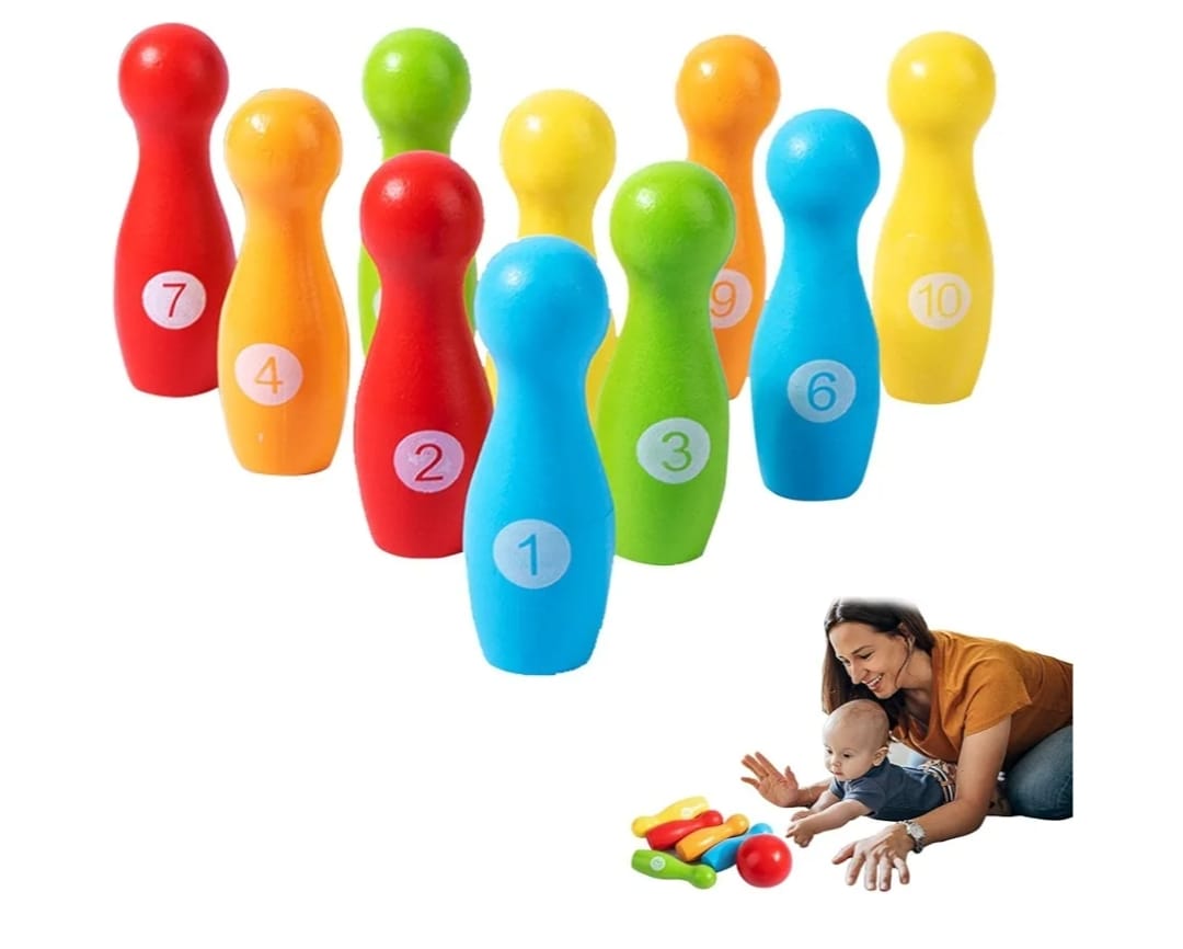 Juegos De Bolos En Madera Montessori