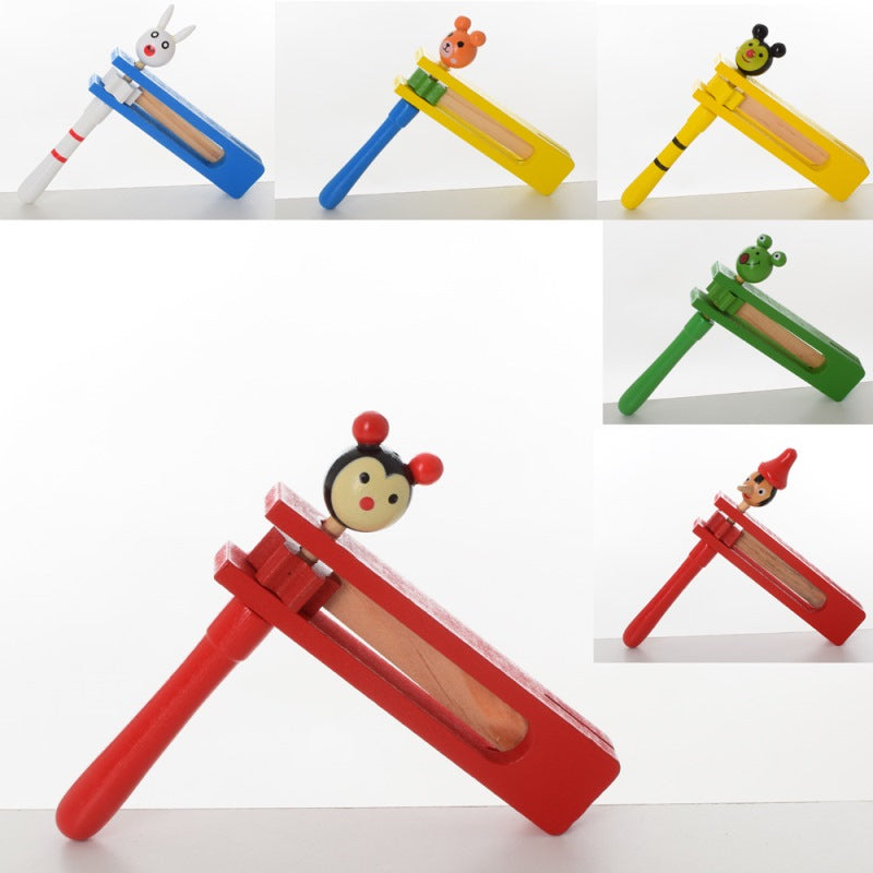 Matraca En Madera Montessori Varios Colores