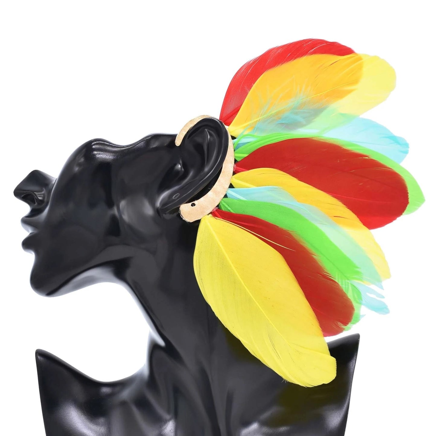 Clip Caravana De Plumas Coloridas